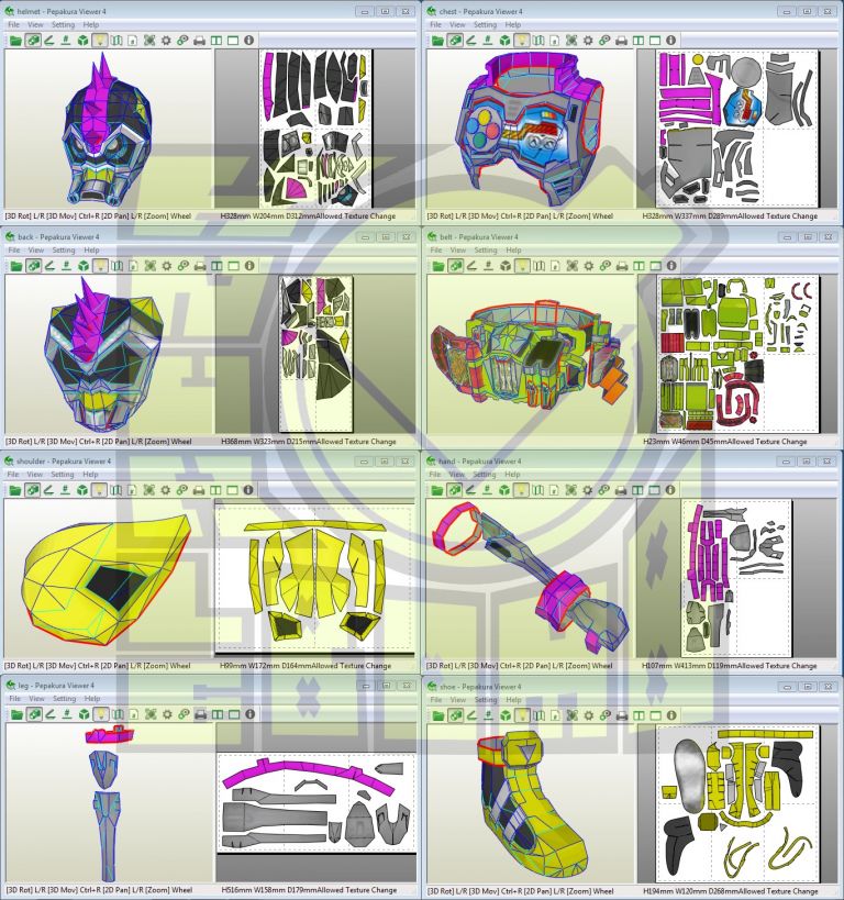 Printable Kamen Rider Papercraft Printable Papercrafts Printable