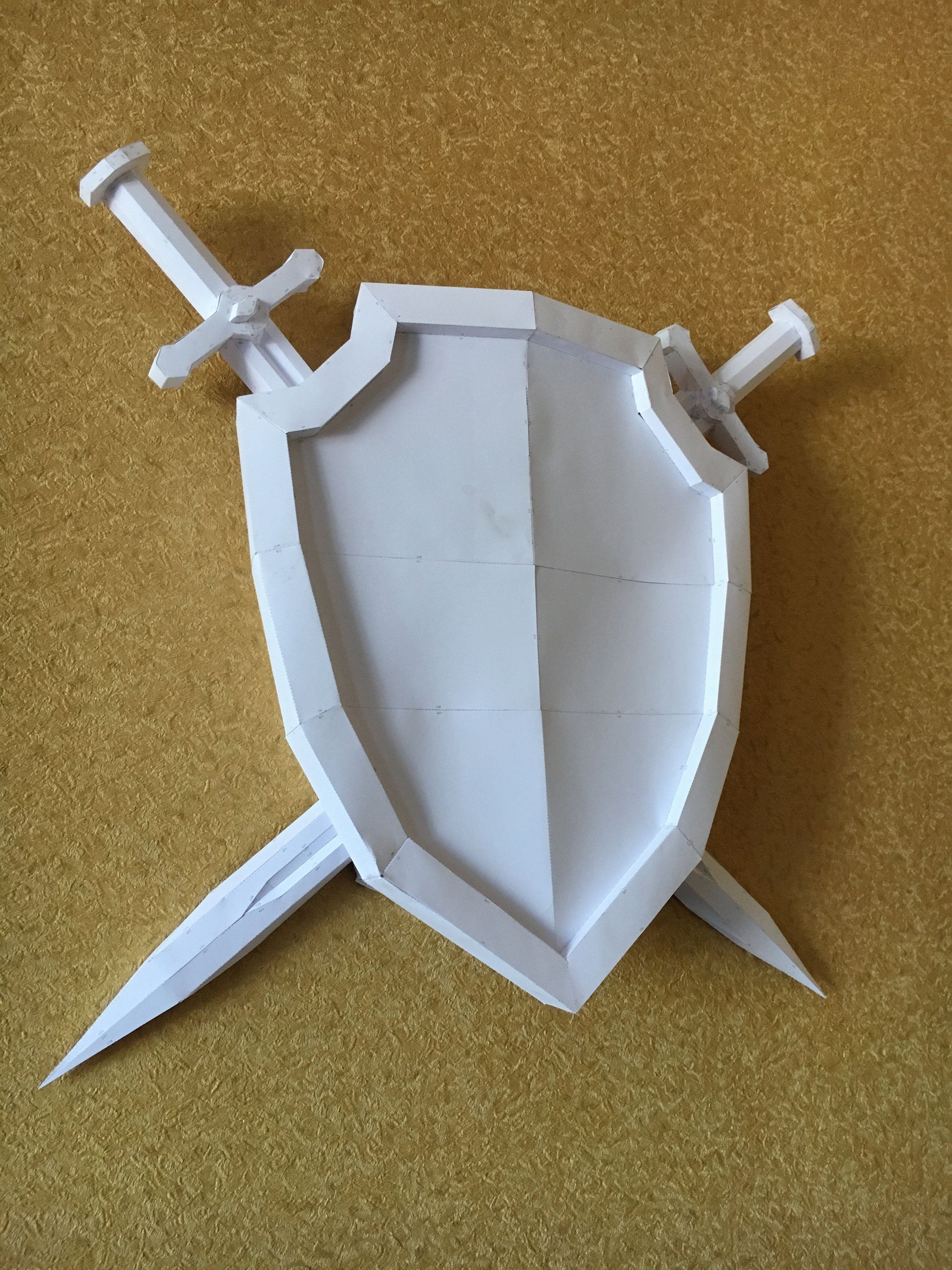 3d Model Papercraft Sword Shield Diy Papercraft Model ÐÑÐ¼Ð°Ð¶Ð½ÑÐµ Ð¸Ð·Ð´ÐµÐ Ð¸Ñ