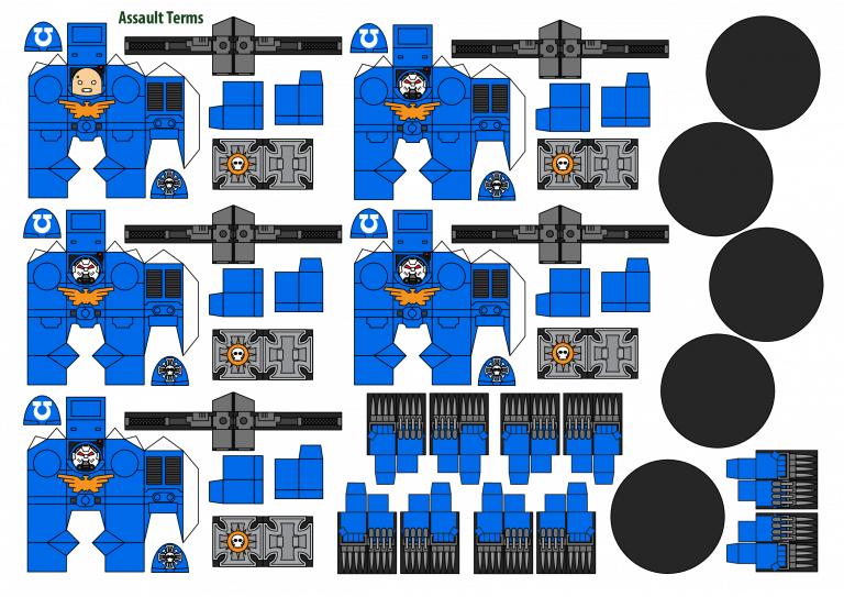 Printable Warhammer 40k Papercraft - Printable Papercrafts - Printable ...