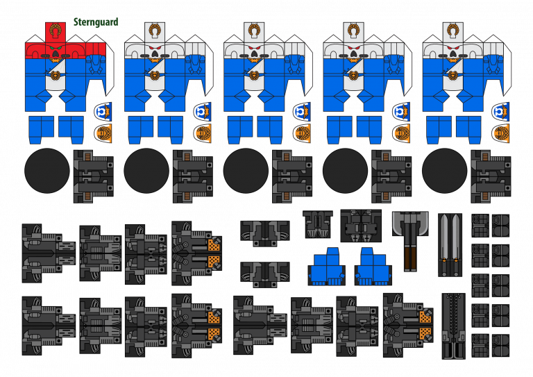 Papercraft Warhammer 40K Space Marine 6 - Printable Papercrafts ...