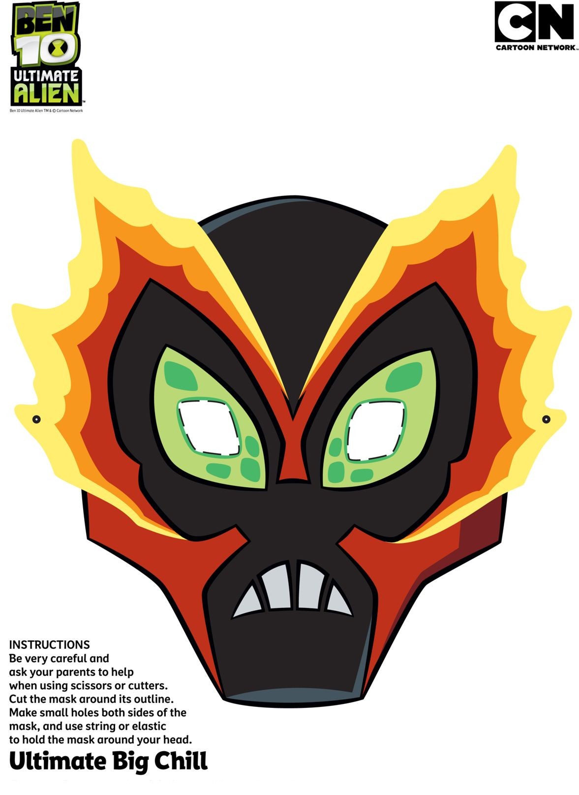 Alien Papercraft Ben 10 Masks to Print Ben 10 Ultimate Alien Downloads