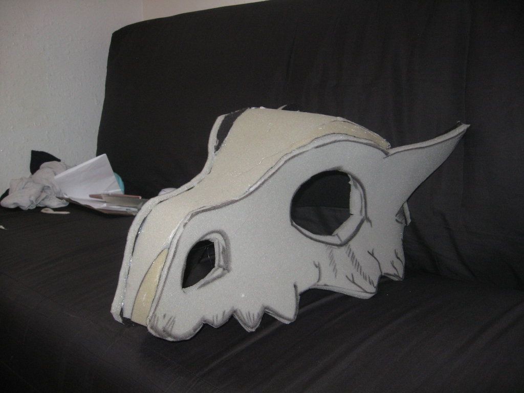 Anbu Mask Papercraft How to Make Cubone Mask Google Search Pax Cosplay