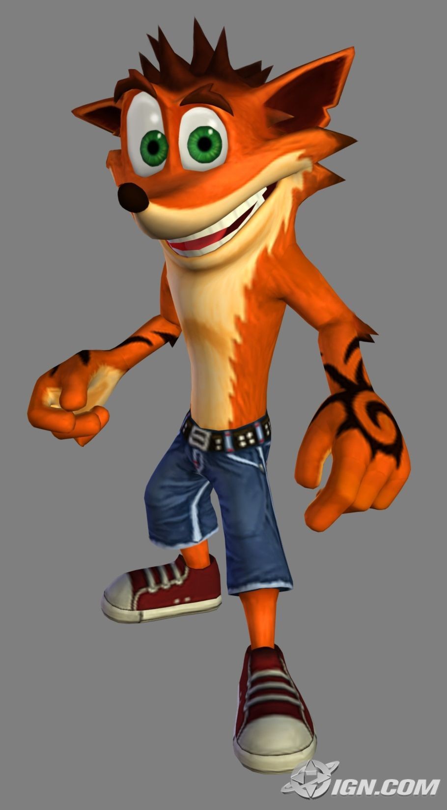 Banjo Kazooie Papercraft Official Render Of Crash Bandicoot From Crash Of the Titans I Feel
