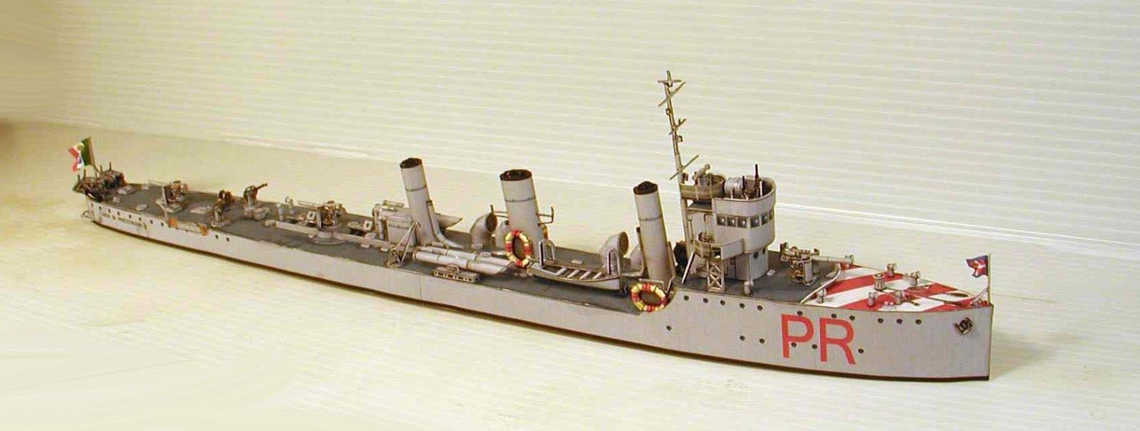 Battleship Papercraft Battleship Vittorio Emanuele Papercraft Italian