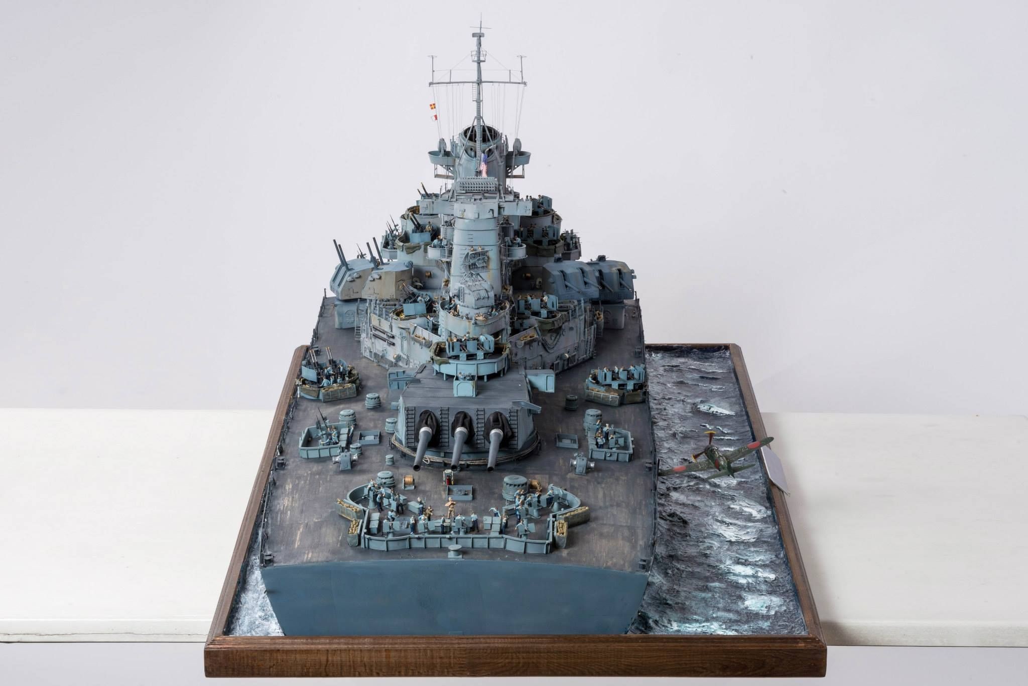 Battleship Papercraft Uss Missouri 1 72 Scale Model Diorama Ships Wwi