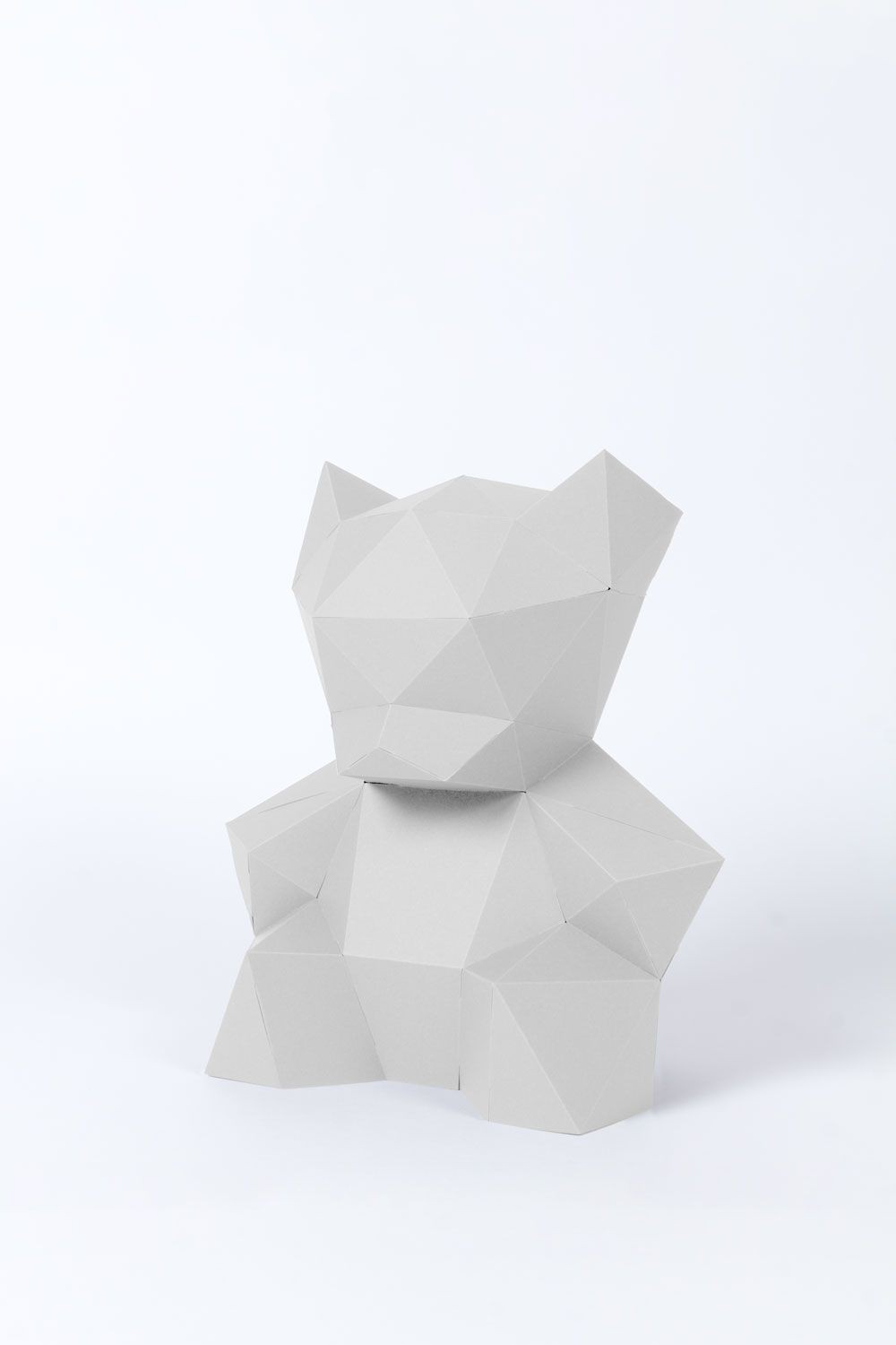 Bear Papercraft 3d Paper Teddy Bear Precut Prefold No Glue