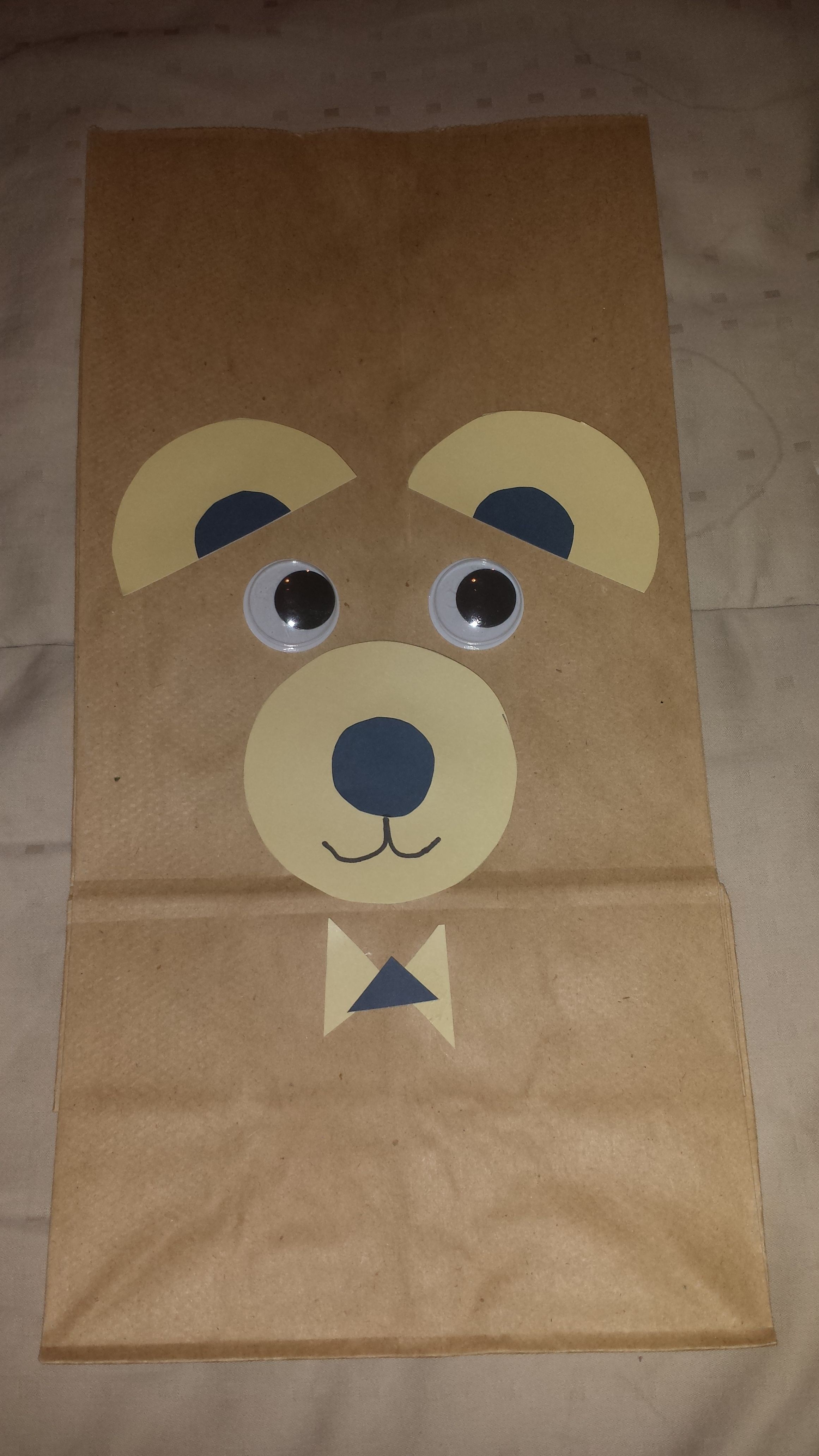 Bear Papercraft Teddy Bear Goody Bag I Ve Hand Made these for My son S 1st