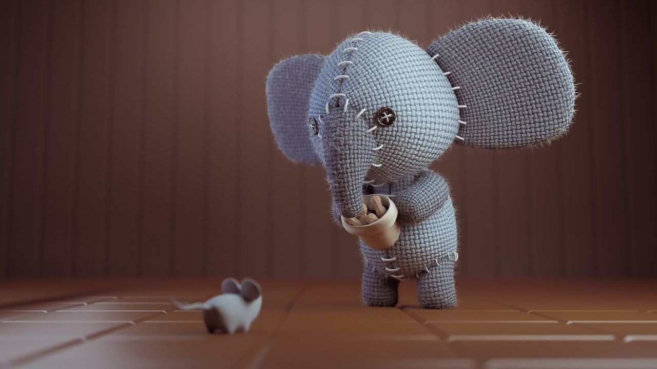 Blender Papercraft Cgc Classic Creating A Stuffed Elephant Pt 2 Textures Render