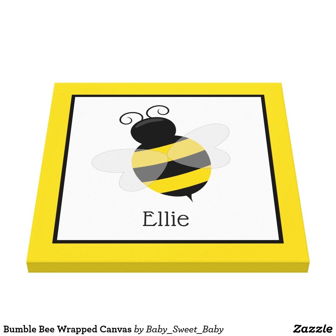 Bumblebee Papercraft Bumble Bee Wrapped Canvas Pinterest
