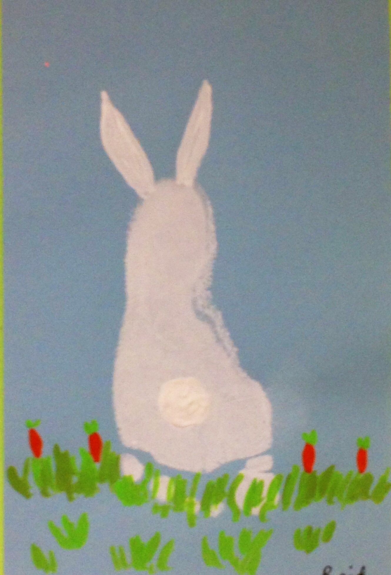 Bunny Papercraft Bunny Footprint Art Hand & Footprint Art Pinterest