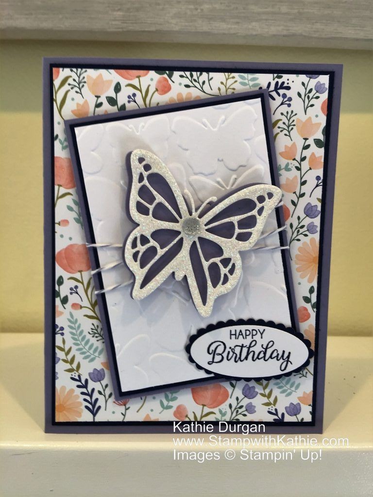Butterfly Papercraft Stampin Up Sip 107 Happy Birthday Pinterest