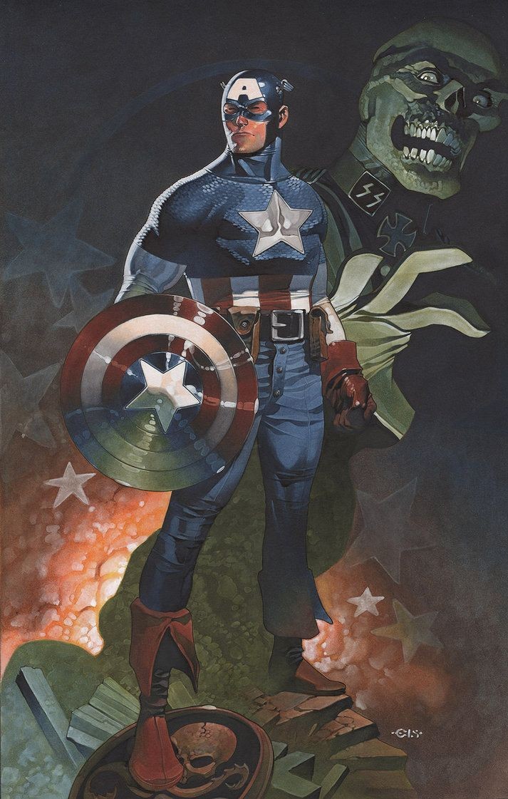 Captain America Papercraft Bendis Captain America by Chris Stevens