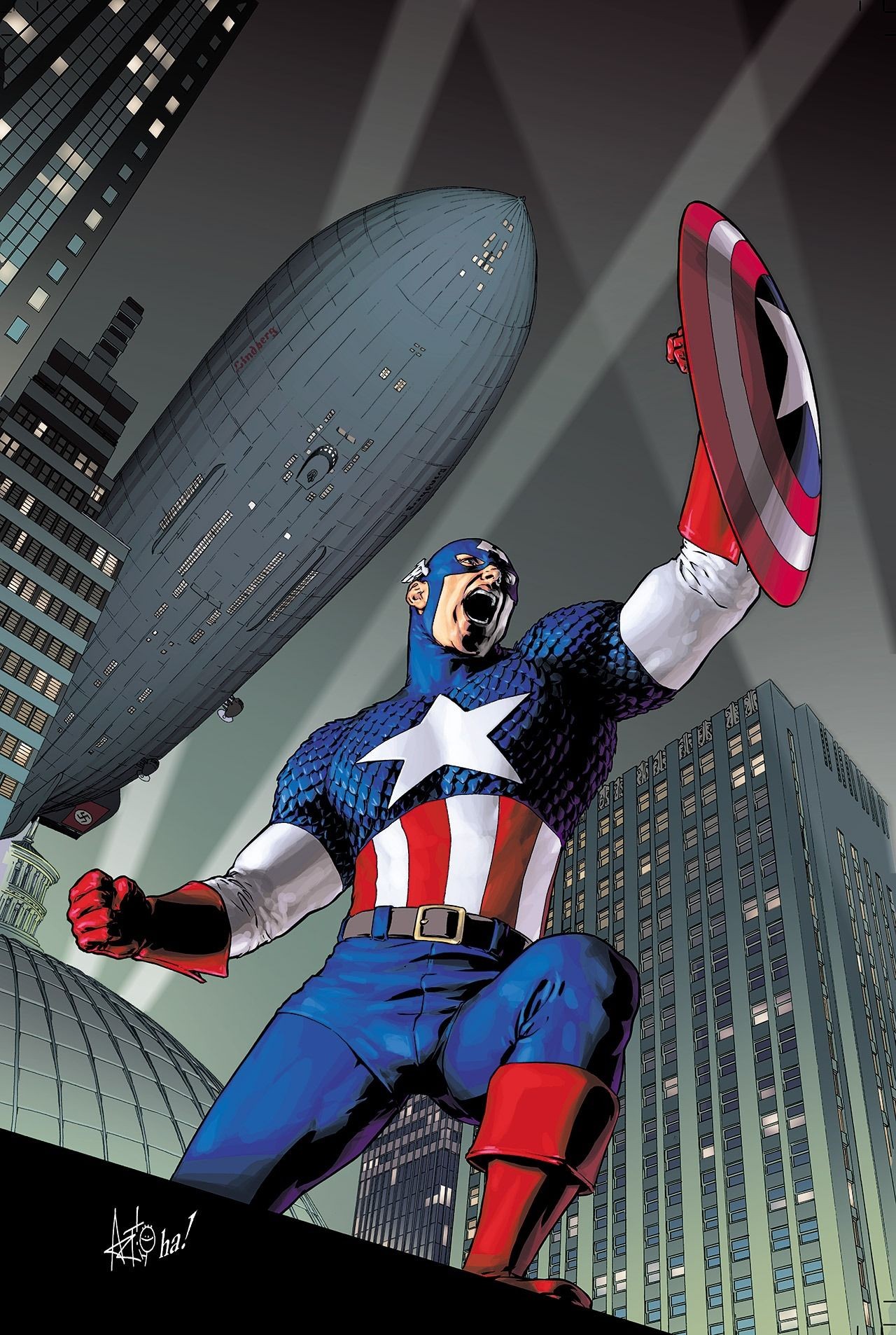 Captain America Papercraft Captain America by Gene Ha 2003