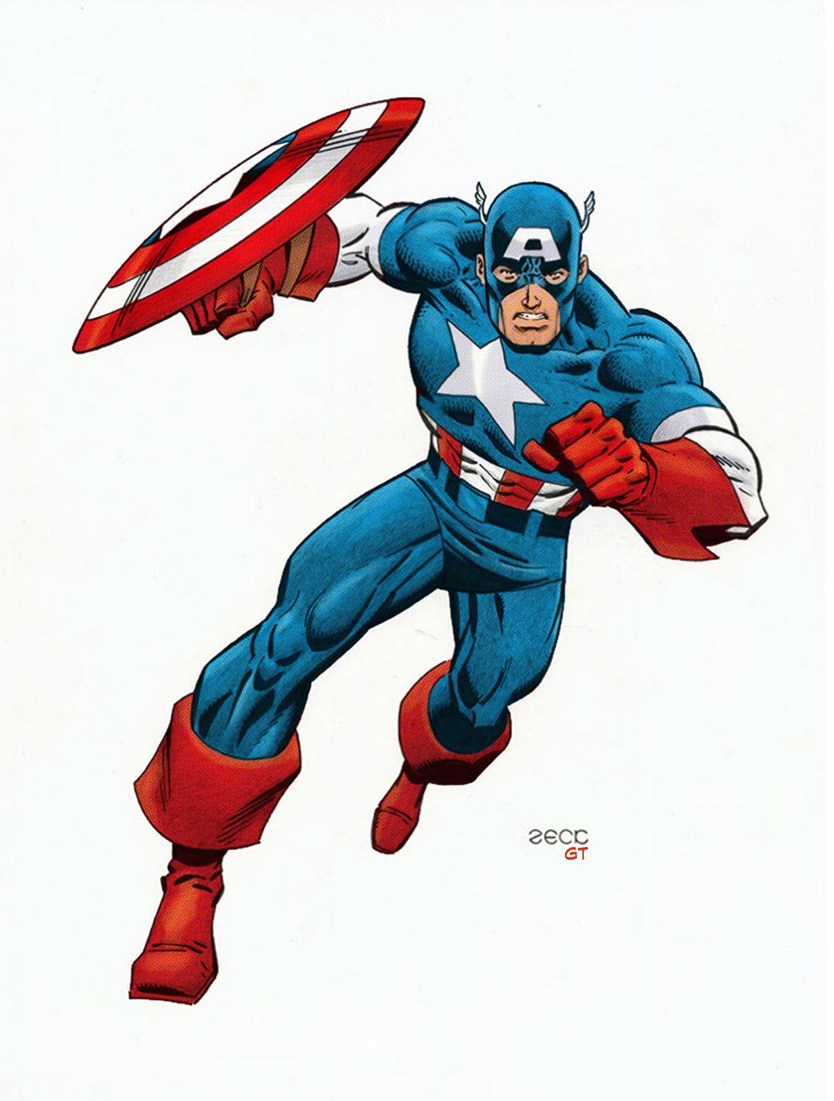 Captain America Papercraft Captain America Illustration Google Search