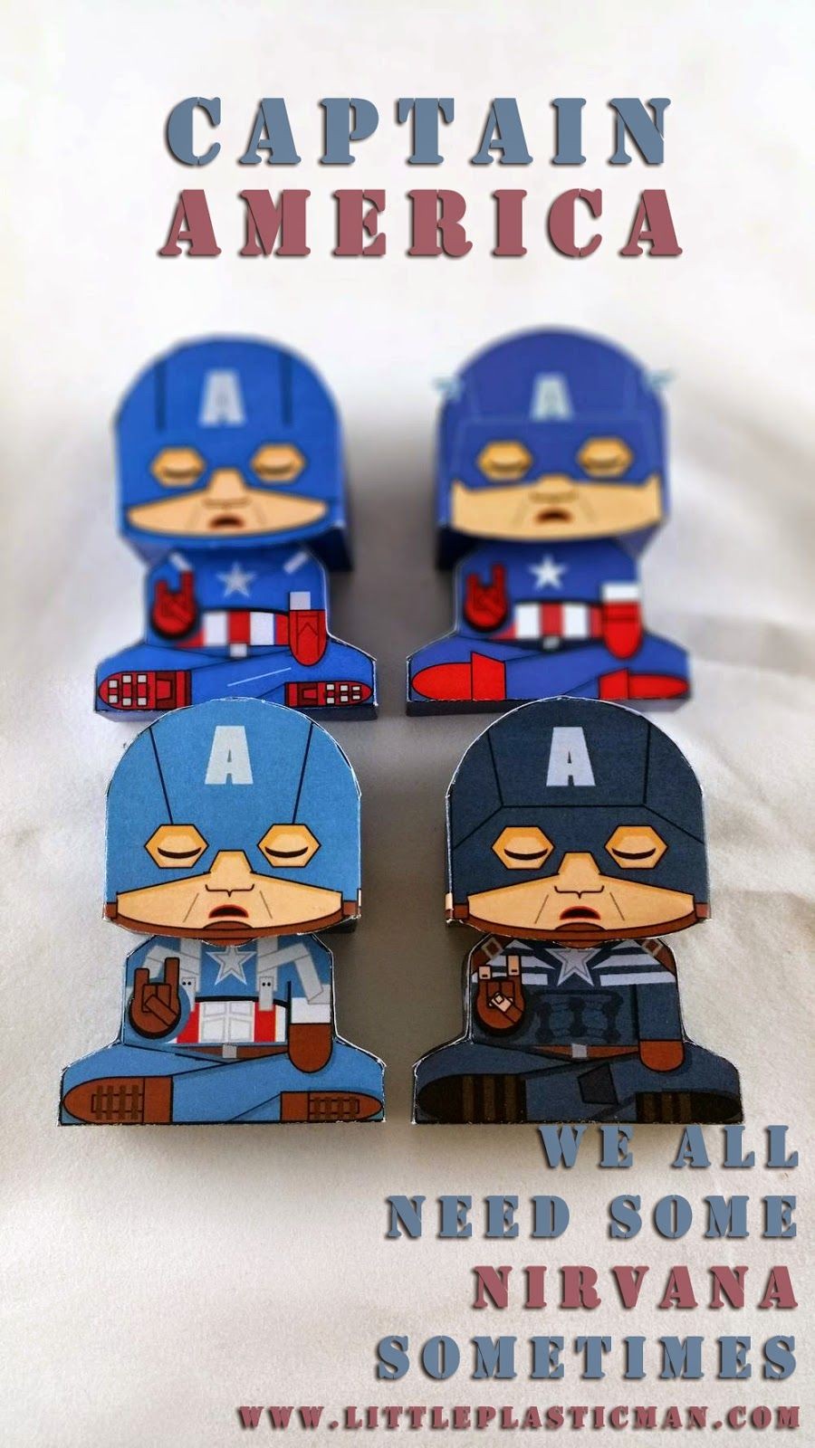 Captain America Papercraft Captain America Papercraft Pinterest