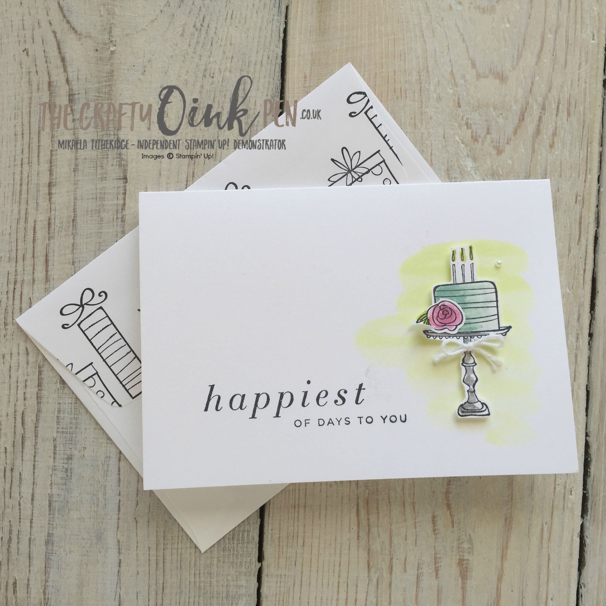 Cards and Papercraft Quick and Easy Stamping On the Happiest Of Days with Mikaela