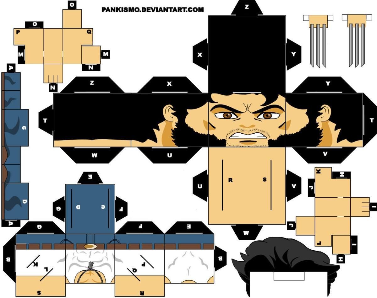 Cartoon Papercraft Marvel En Cubeecraft Inspiraci³n â¤ Pinterest