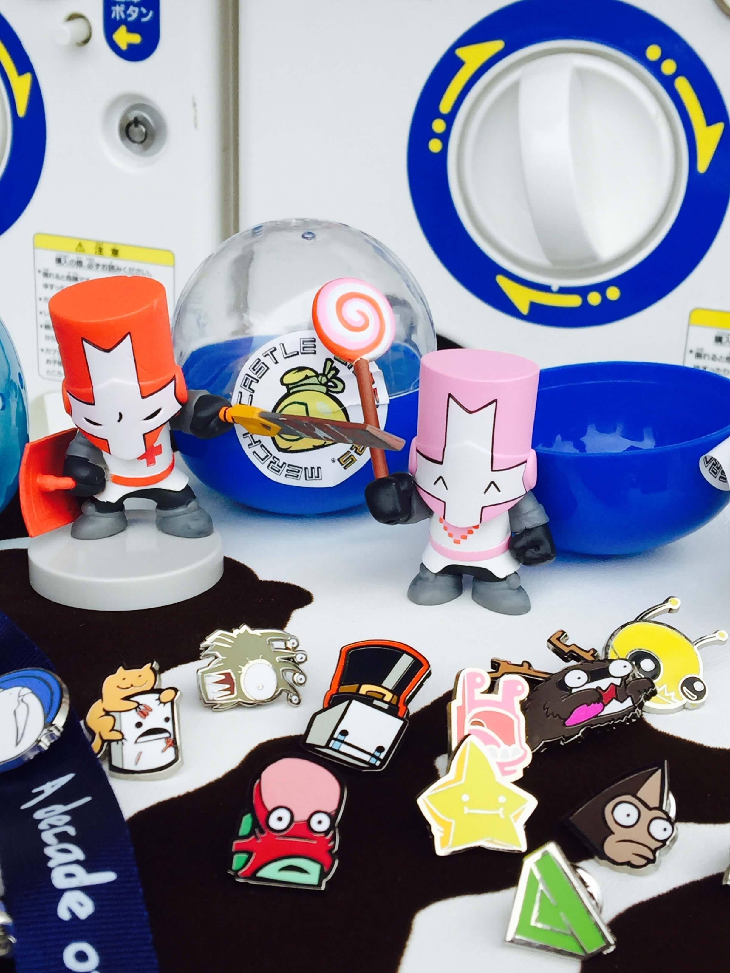 Castle Crashers Papercraft Tradeshow Only Mini Figurines and Various Pins Headed to Rtx 2017