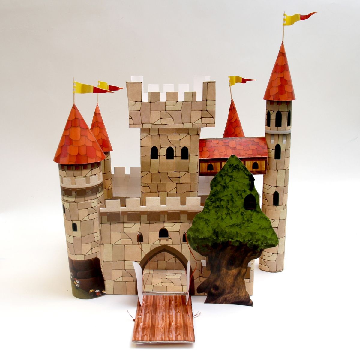 Castle Papercraft Cardboard Castle Over the Moat Vbs 2017 Pinterest