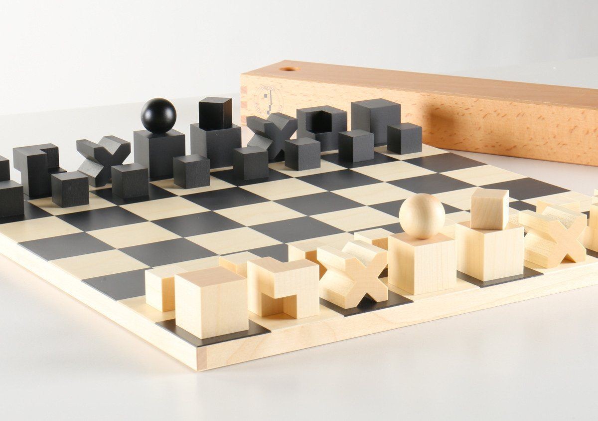 Chess Papercraft Home Chess Sets Ceramic Chess Set the Bauhaus Chess