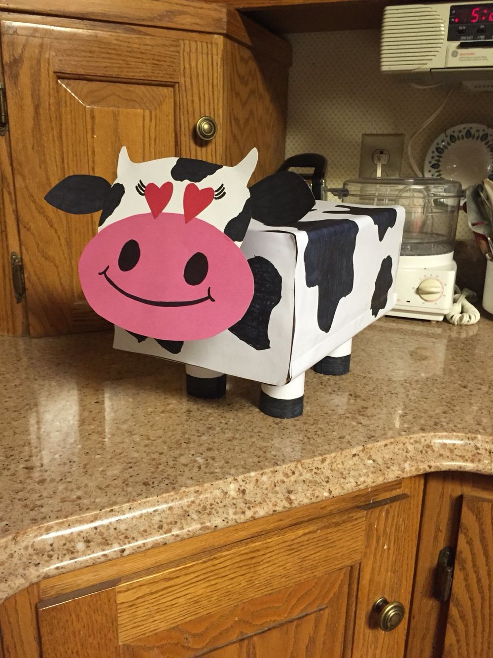 Cow Papercraft Cow Valentine S Day Box for Kids toilet Paper Rolls as Legs and