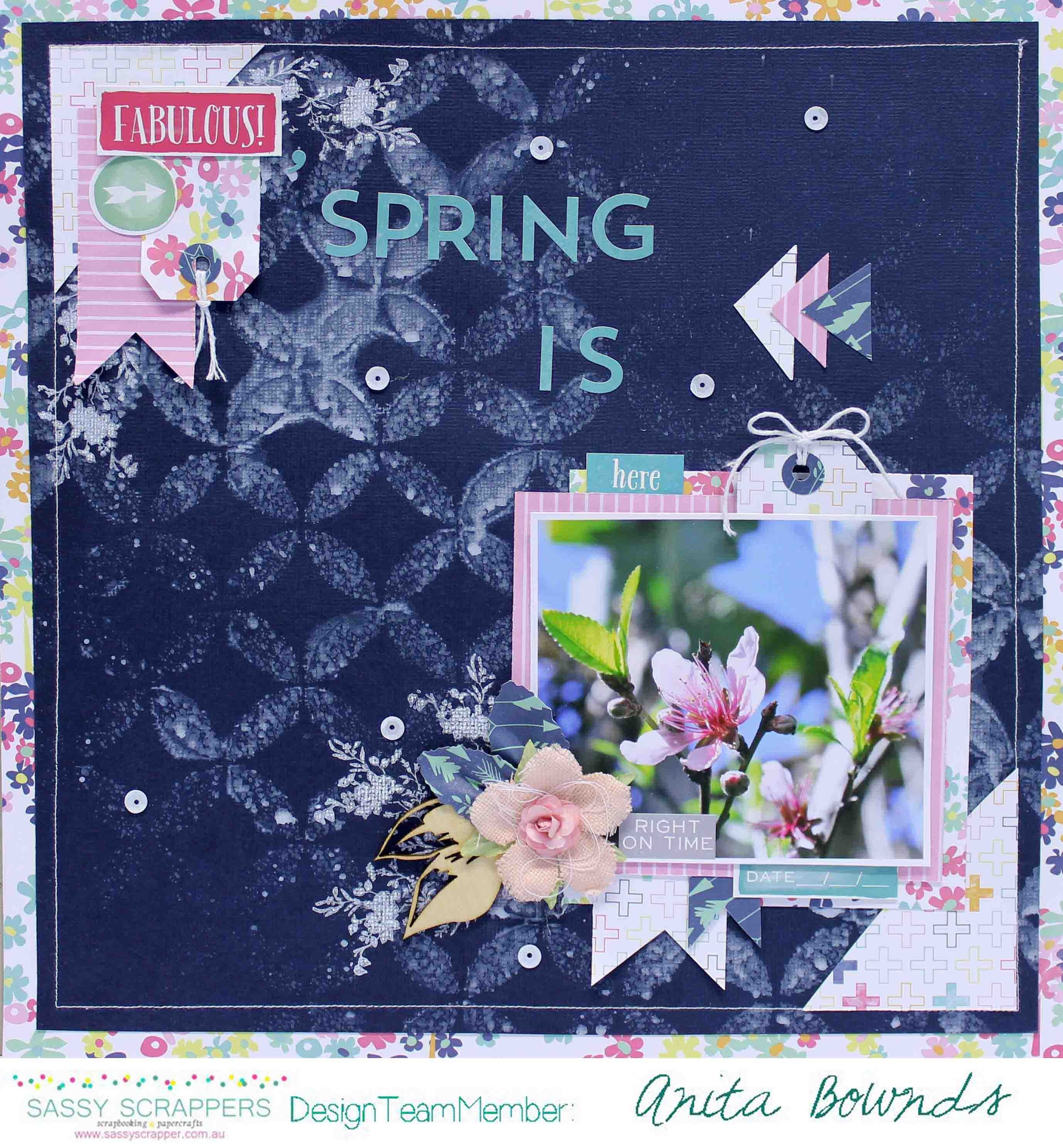 Creative Park Papercraft Fabulous Spring is Here Scrapbook Made with the New Echo