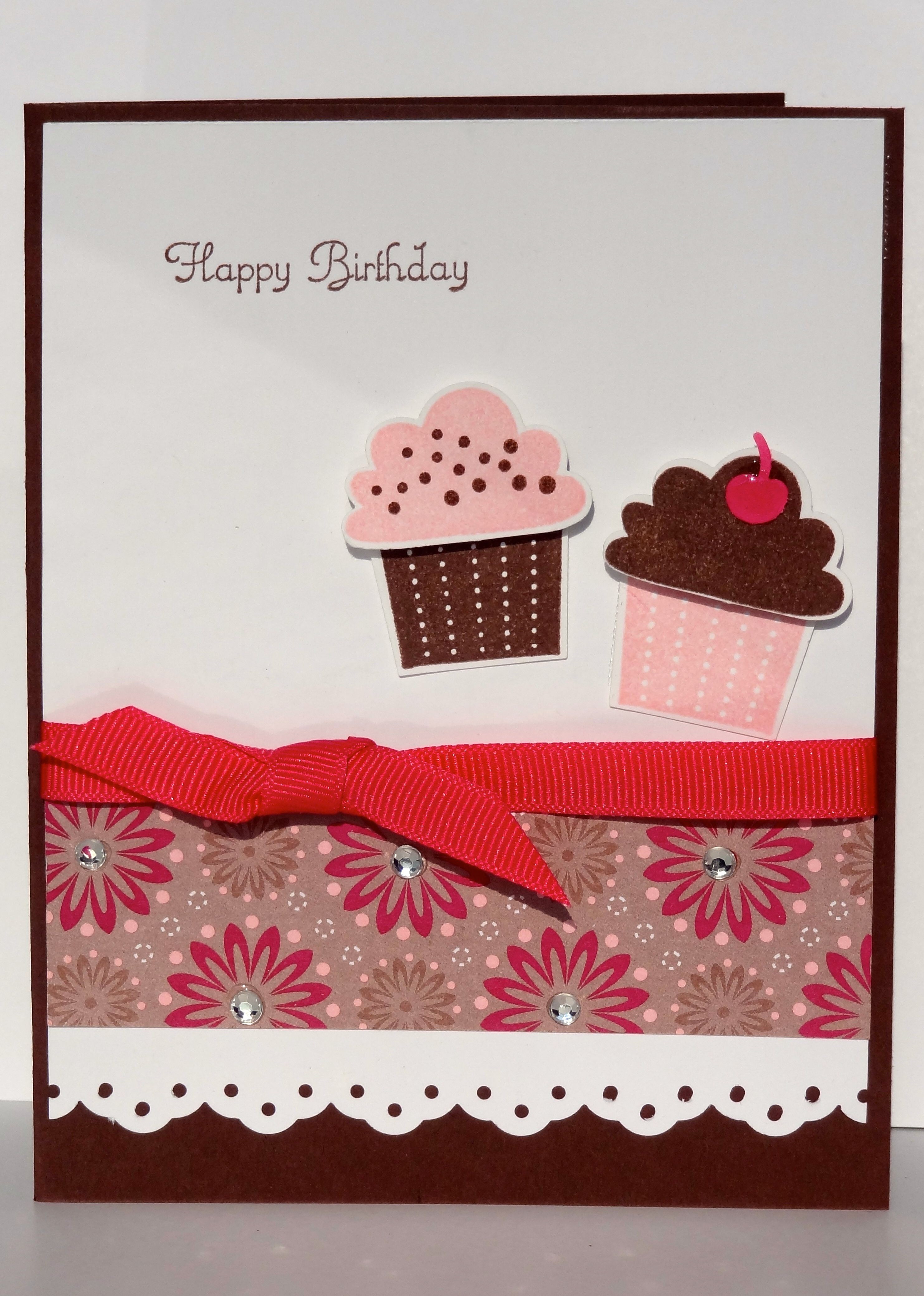 Cupcake Papercraft Stampin Up Create A Cupcake by Amy Eller My Creations