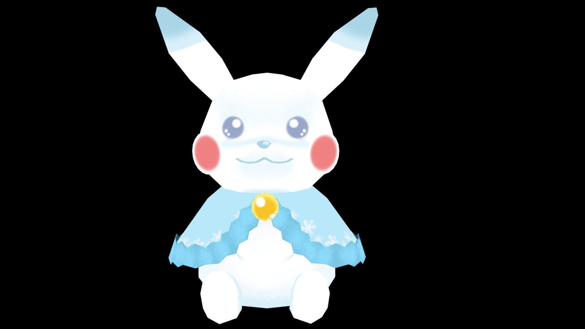 Digimon Papercraft Pikachu Snowfairy by Anteja My Papercraft Releases