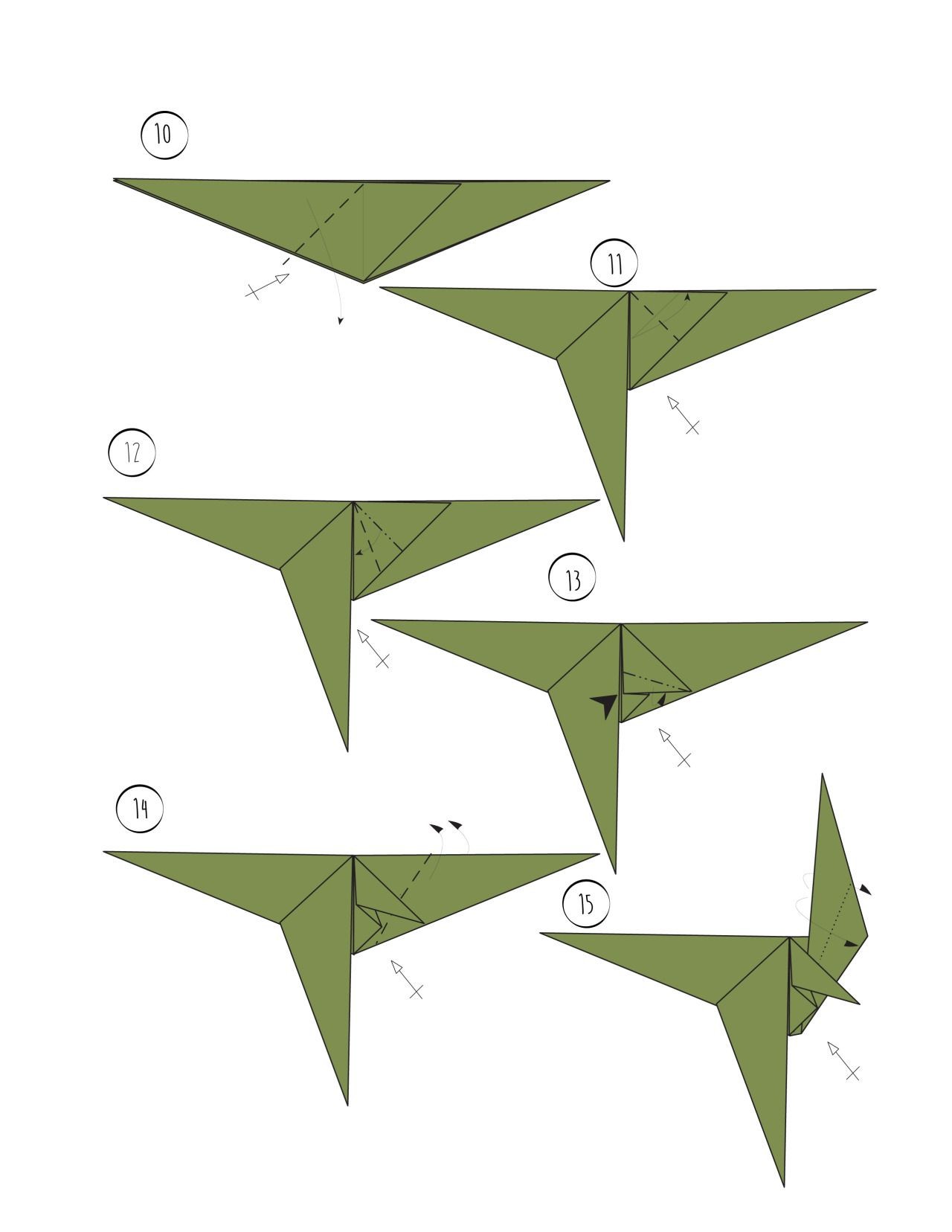 Dinosaur Papercraft Wikihow — Rawr origami Dinosaur and 2 More Ways to Make
