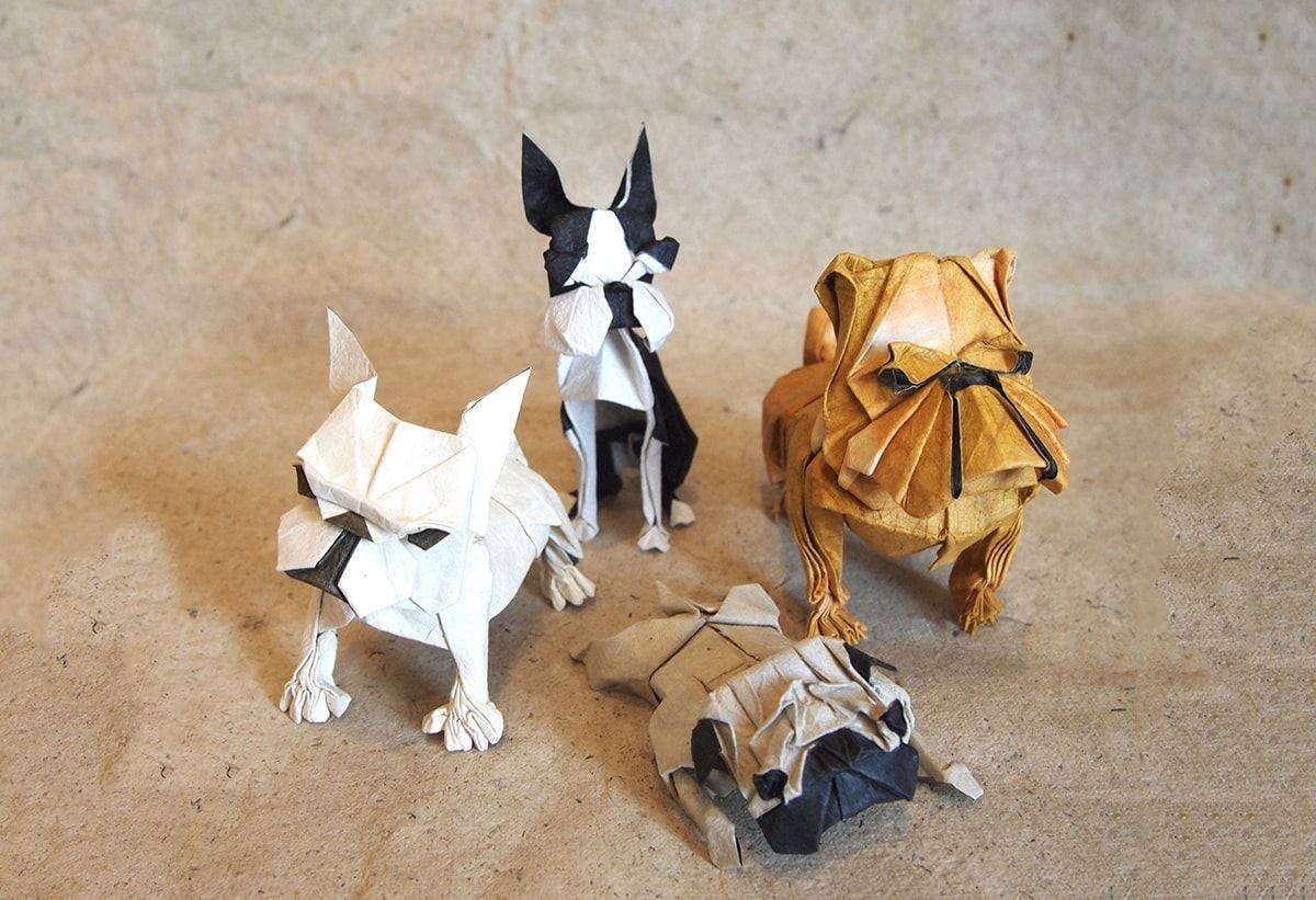 Dog Papercraft Chinese New Year 2018 origami Dog Extravaganza