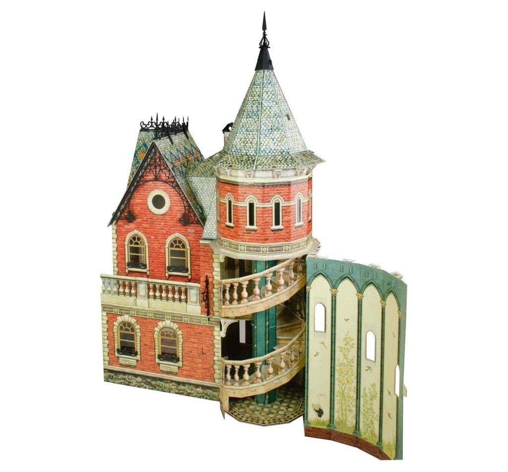 Dollhouse Papercraft Victorianisches Puppenhaus 3 Pinterest