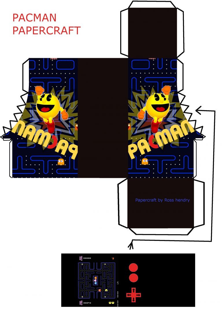 Donkey Kong Papercraft Pacman Paper Toy Printable Papercrafts | The ...