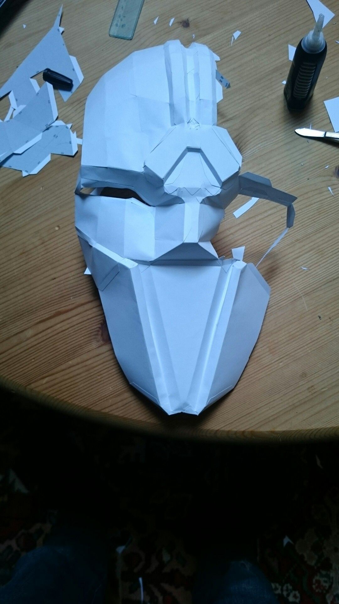 Ds Papercraft Sith Acolyte I Started with Pepakura Papercraft