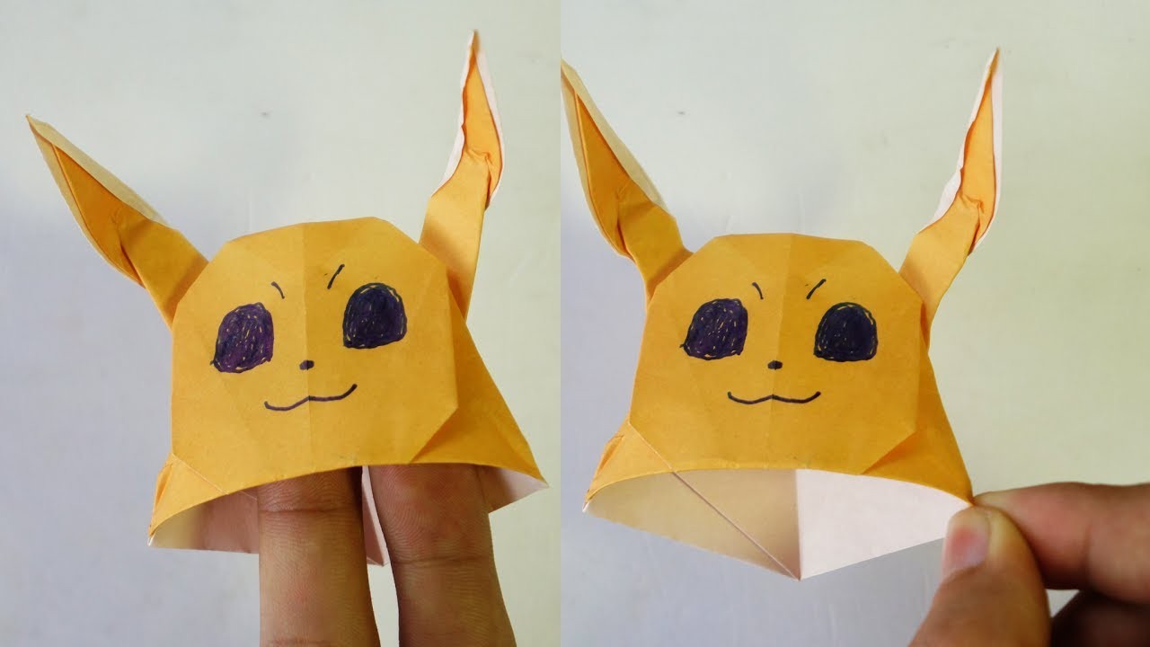 Eevee Papercraft 74 origami Pokemon Eevee Instructions My attempt at Eevee Image