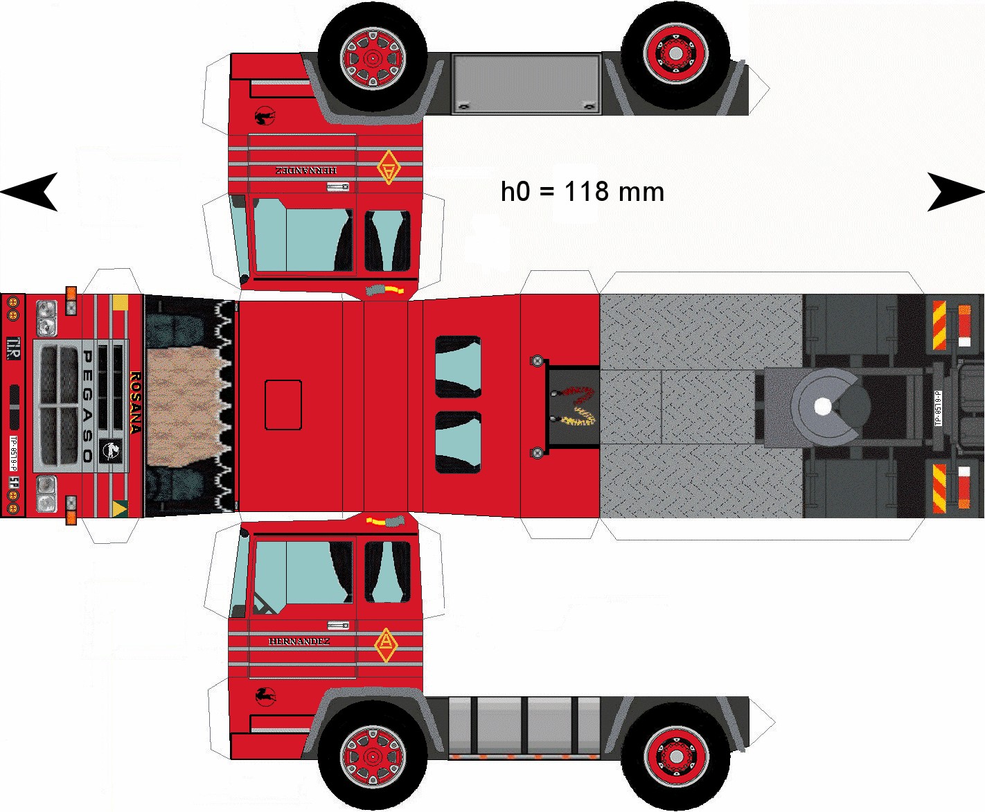 Fire Truck Papercraft Truckhernandez 14221172 Manualidades Pinterest