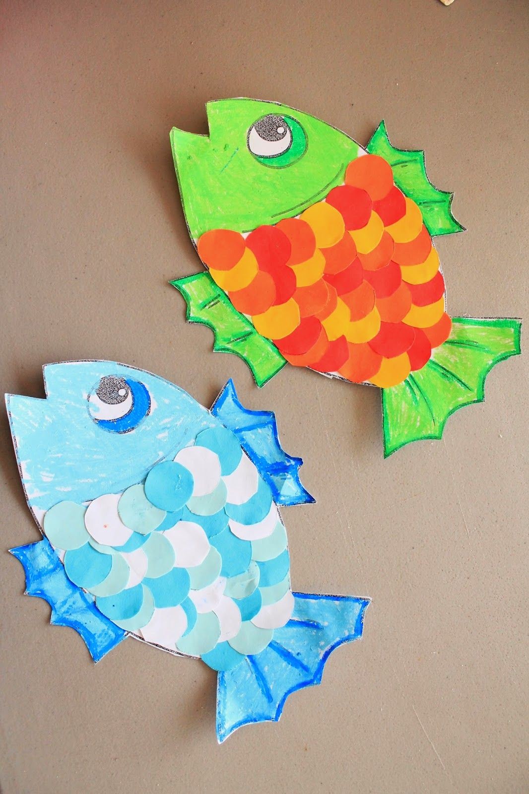 Fish Papercraft Makingmamamagic Fish Cutting Skills Activity