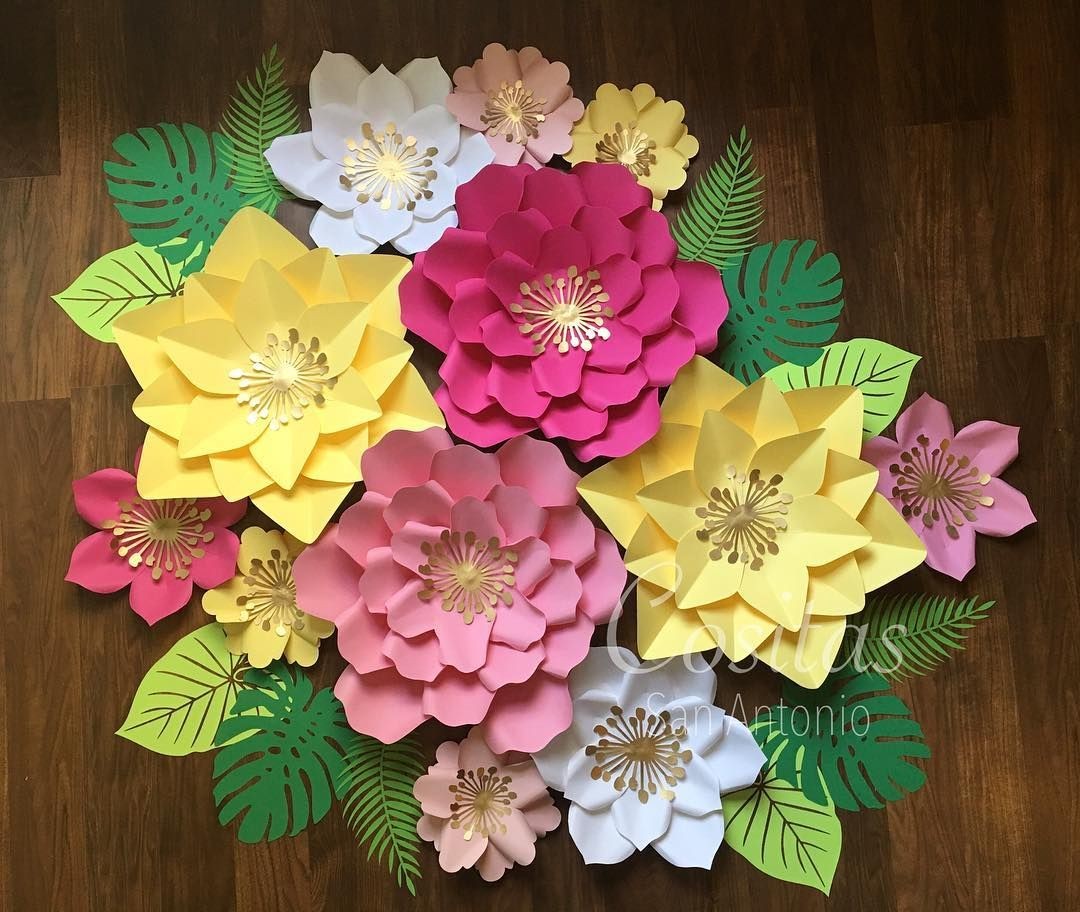 Printable Flower Papercraft - Printable Papercrafts - Printable Papercrafts