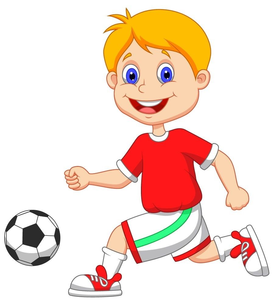 Football Papercraft Kid Football Player Cartoon Image E 900—1000 -  Printable Papercrafts - Printable Papercrafts
