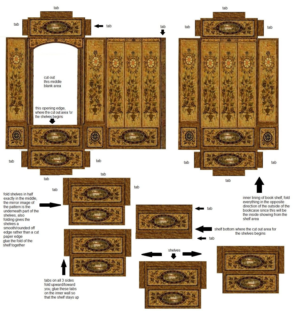 free printable paper dollhouse furniture