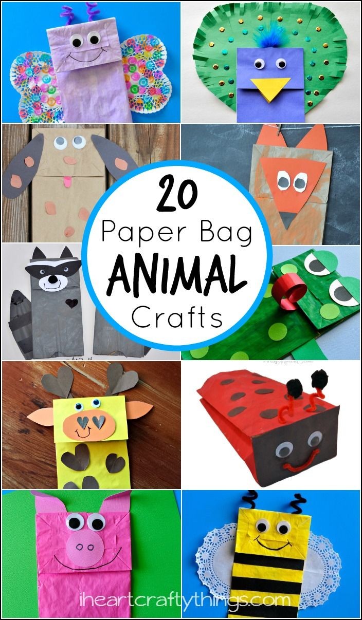 Gear Heart Papercraft 20 Paper Bag Animal Crafts for Kids Kids Pinterest