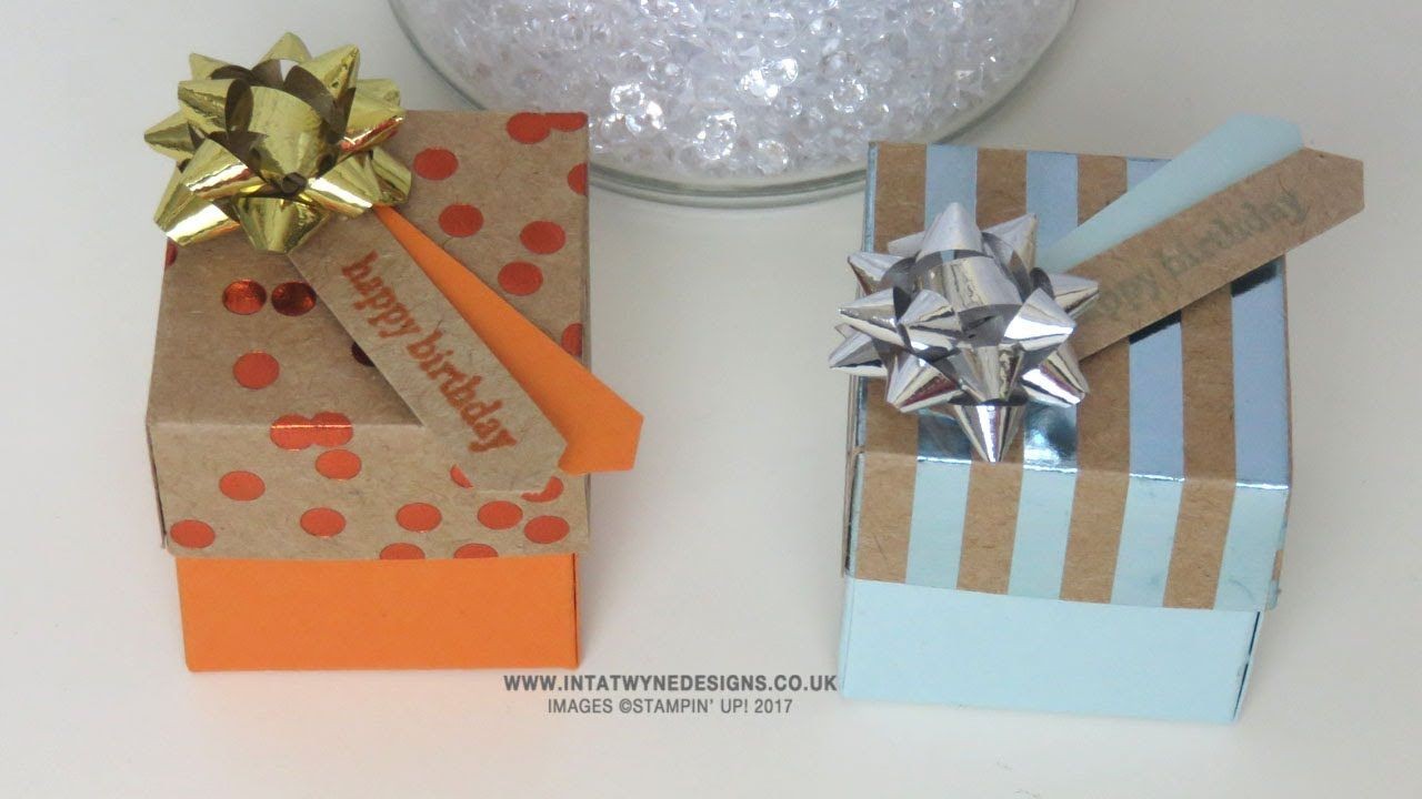 Gift Box Papercraft Birthday Extravaganza Mini Foil Frenzy Gift Box