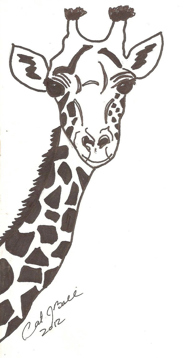 Printable Giraffe Template