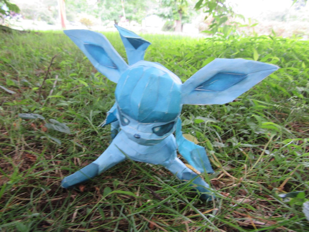 Glaceon Papercraft Glaceon Old by Rakogispapercraft On Deviantart