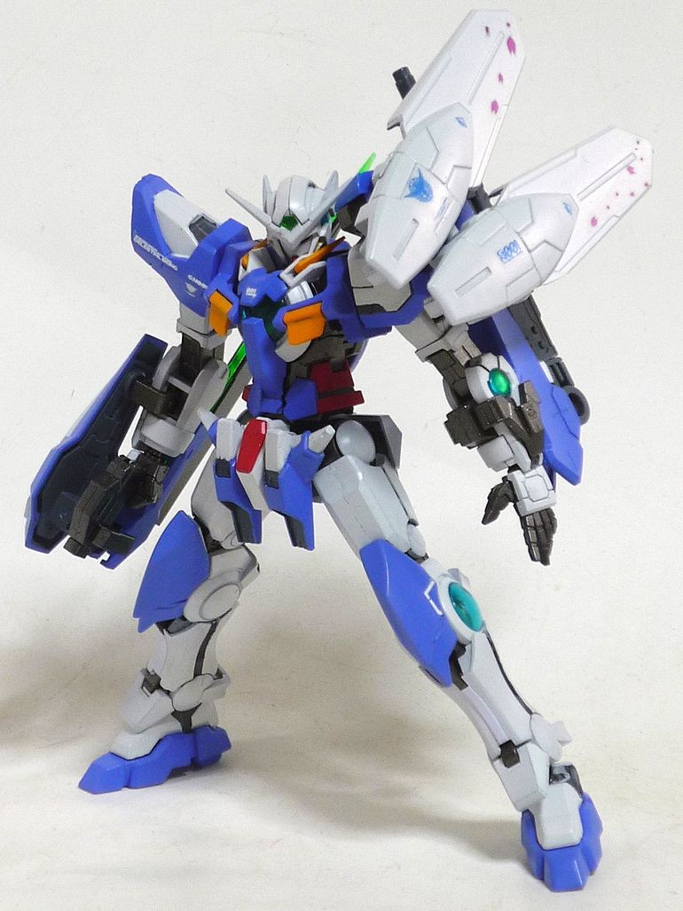Gundam Exia Papercraft 1 144 Gn 001 Gundam Exia Z2 Custom Build Modeled by asa A