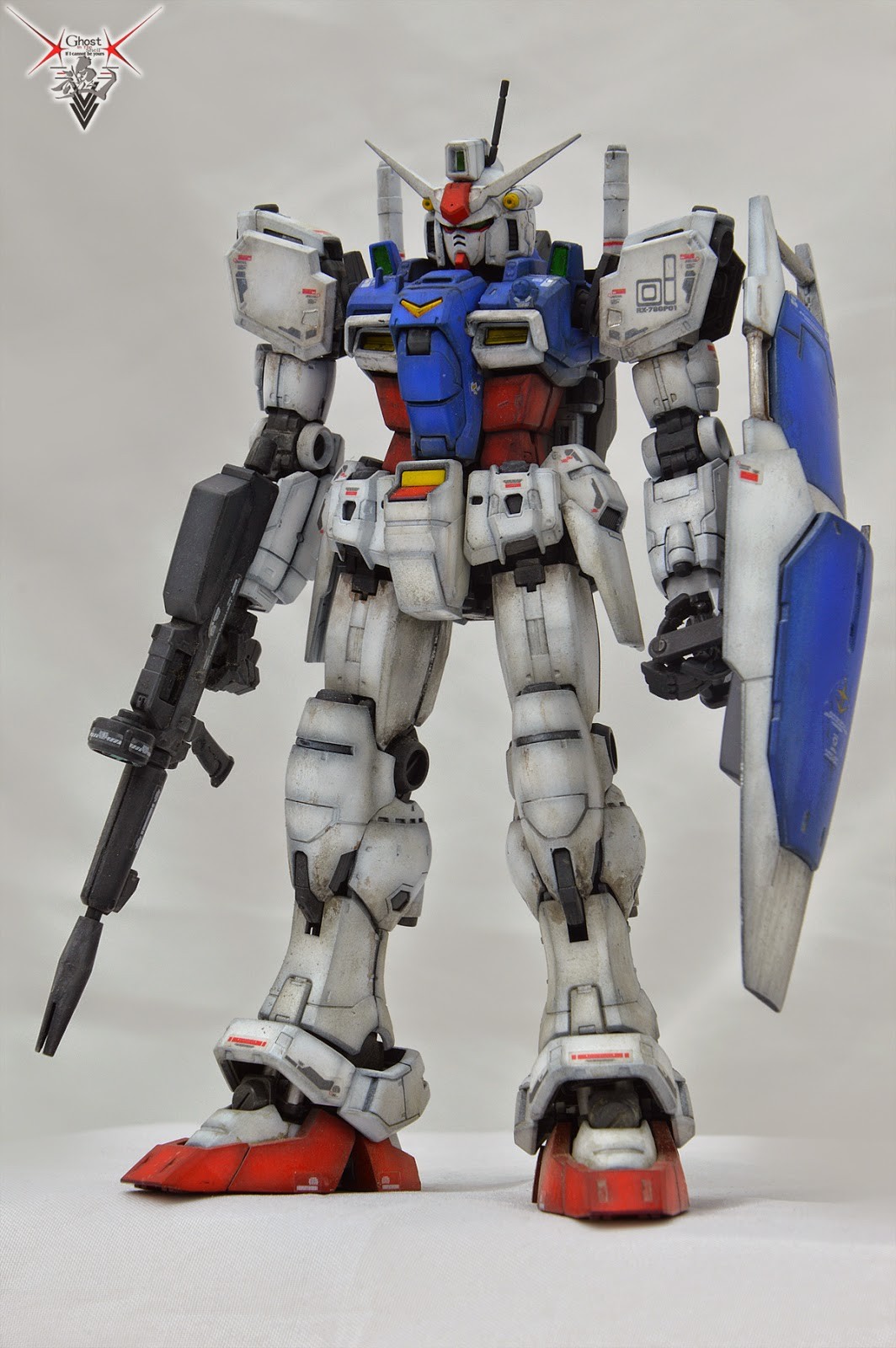 Gundam Unicorn Papercraft Gundam Family Rg 1 144 Rx 78gp01 Zephyranthes Painted Build