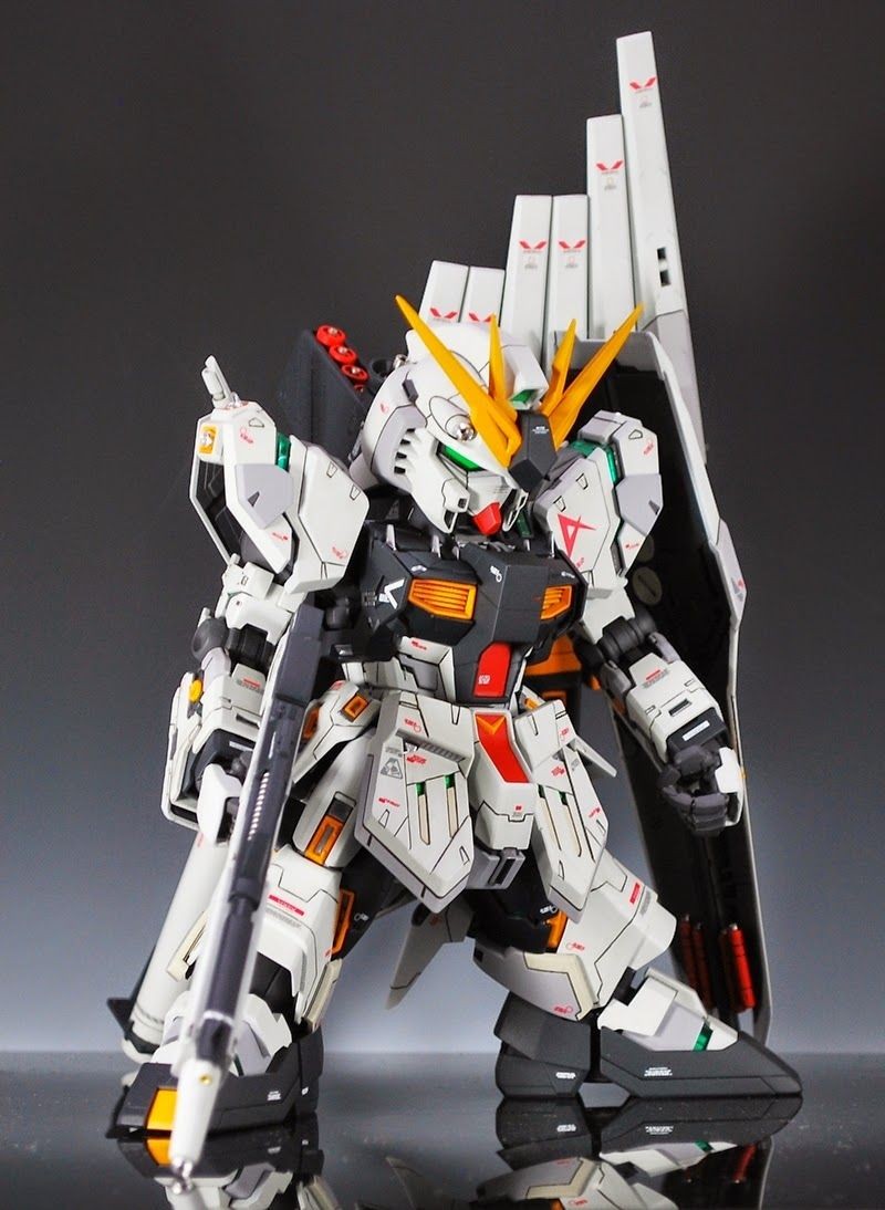 Gurren Lagann Papercraft Sd Mg 1 100 Nu Gundam Ver Ka Custom Build