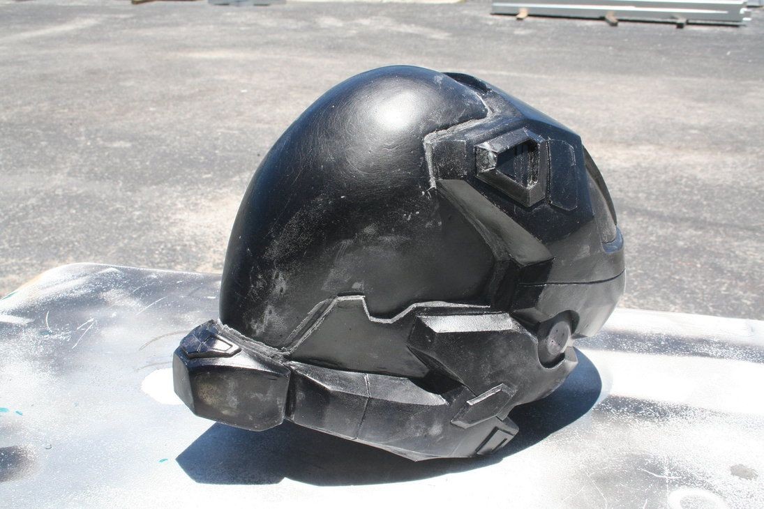 Halo Helmet Papercraft Halo Reach Pilot Helmet Raw Cast by Johnsonarmsprops