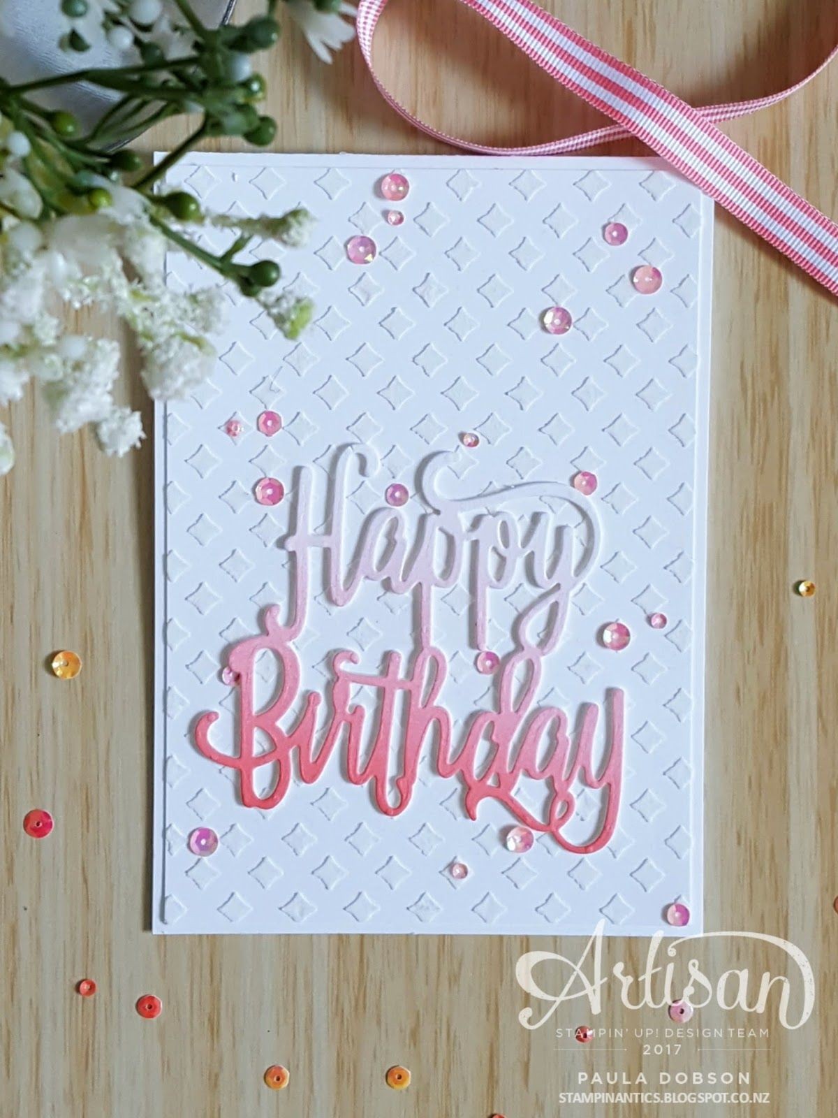 Printable Happy Birthday Papercraft