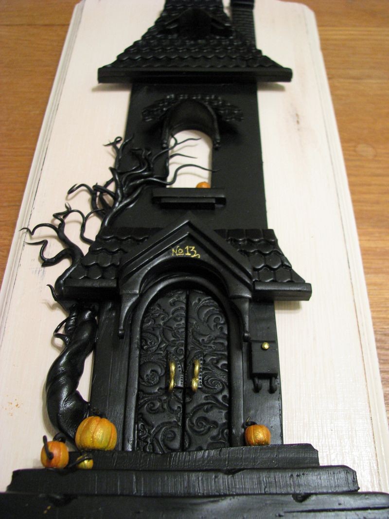 Haunted Mansion Papercraft Haunted House From Polymer Clay Polymer Pinterest