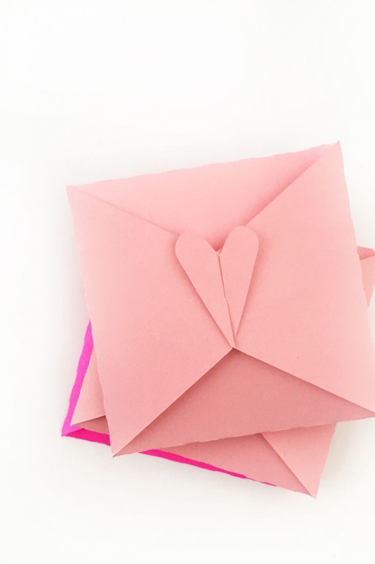 Heart Papercraft Diy Heart Envelopes Silhoutte Pinterest